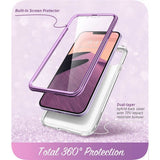 Supcase Cosmo Iphone 14 Plus / 15 Plus Marmorlilla