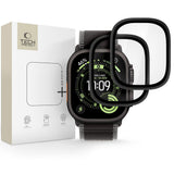 Hærdet Glas Tech Protect Glasring 2 Pak Apple Watch Ultra 1/2/3/4 (49 Mm) Sort