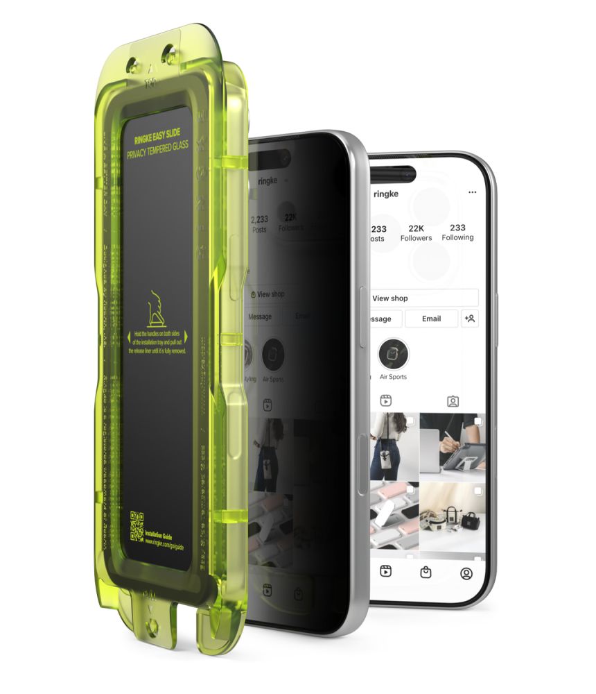 Privacyglas Ringke Easy Slide 2 Pack Iphone 18 Pro Max Privacy