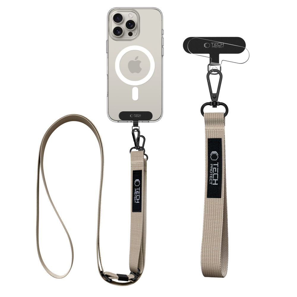 Tech Protect C6 S Rebskuvertaske Cosmic Latte