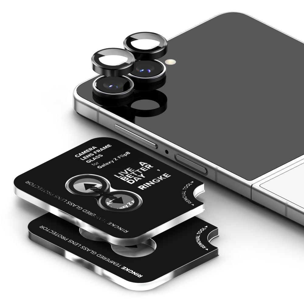Kamera Beskyttelse Ringke Camera Ramme 2 Pack Galaxy Z Flip 8 Sort