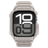 Spigen Rugged Armor ”Pro” V2 Apple Watch 10/11 (42 Mm) Dune Beige