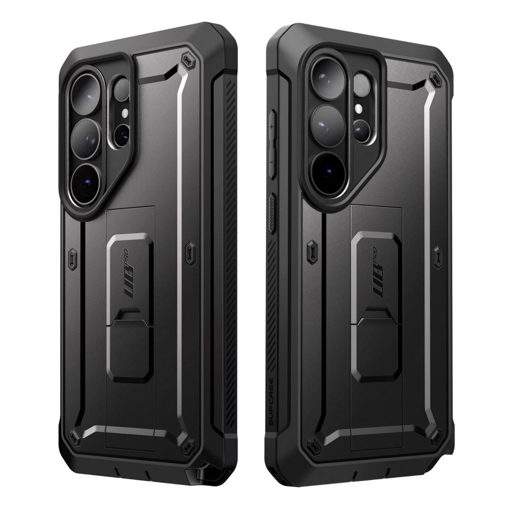 Supcase Unicorn Beetle Pro & Hærdet Glas 2 Pak Galaxy S26 Ultra Sort