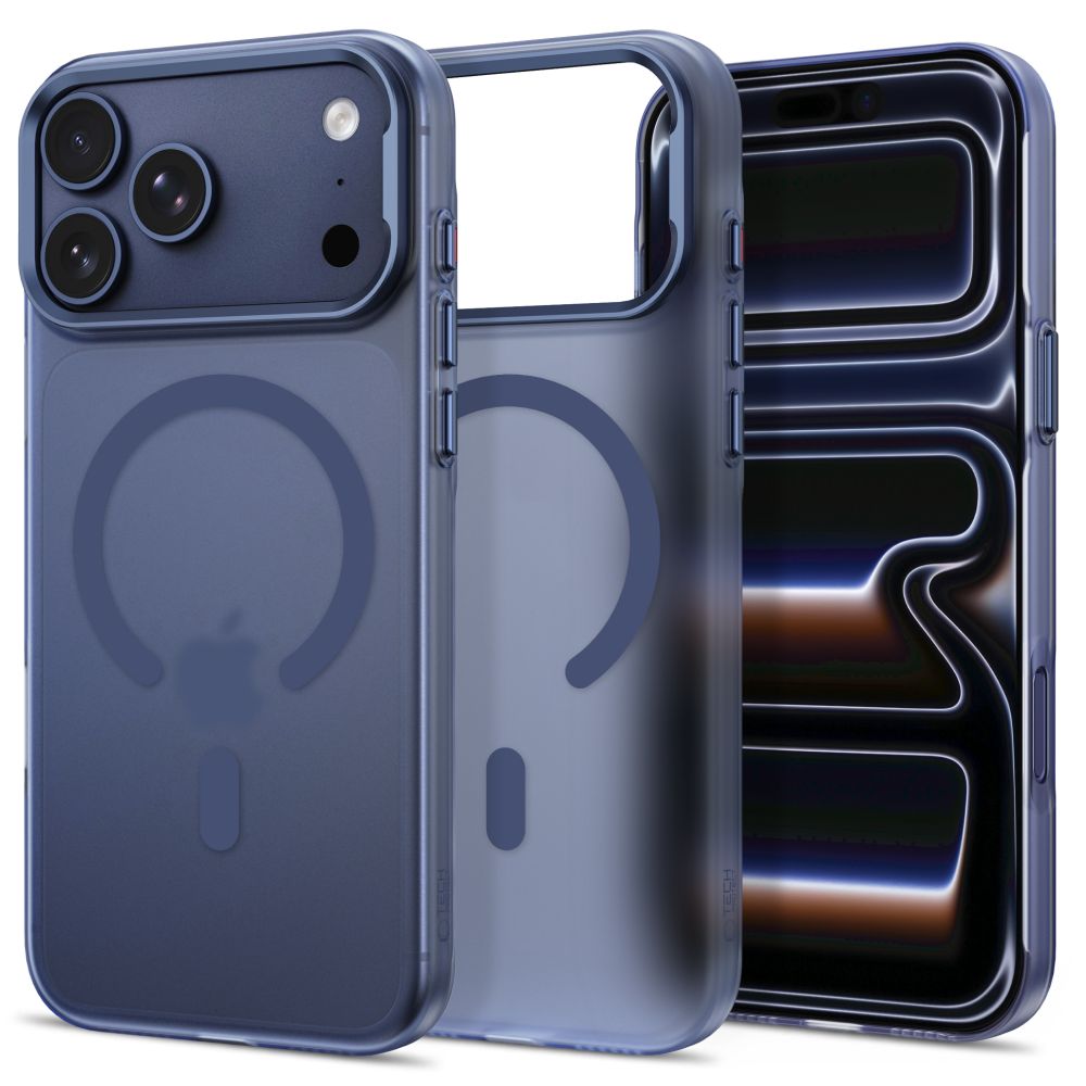Tech Protect Magzero Magsafe Iphone 17 Pro / 18 Pro Mat Dyb Blå