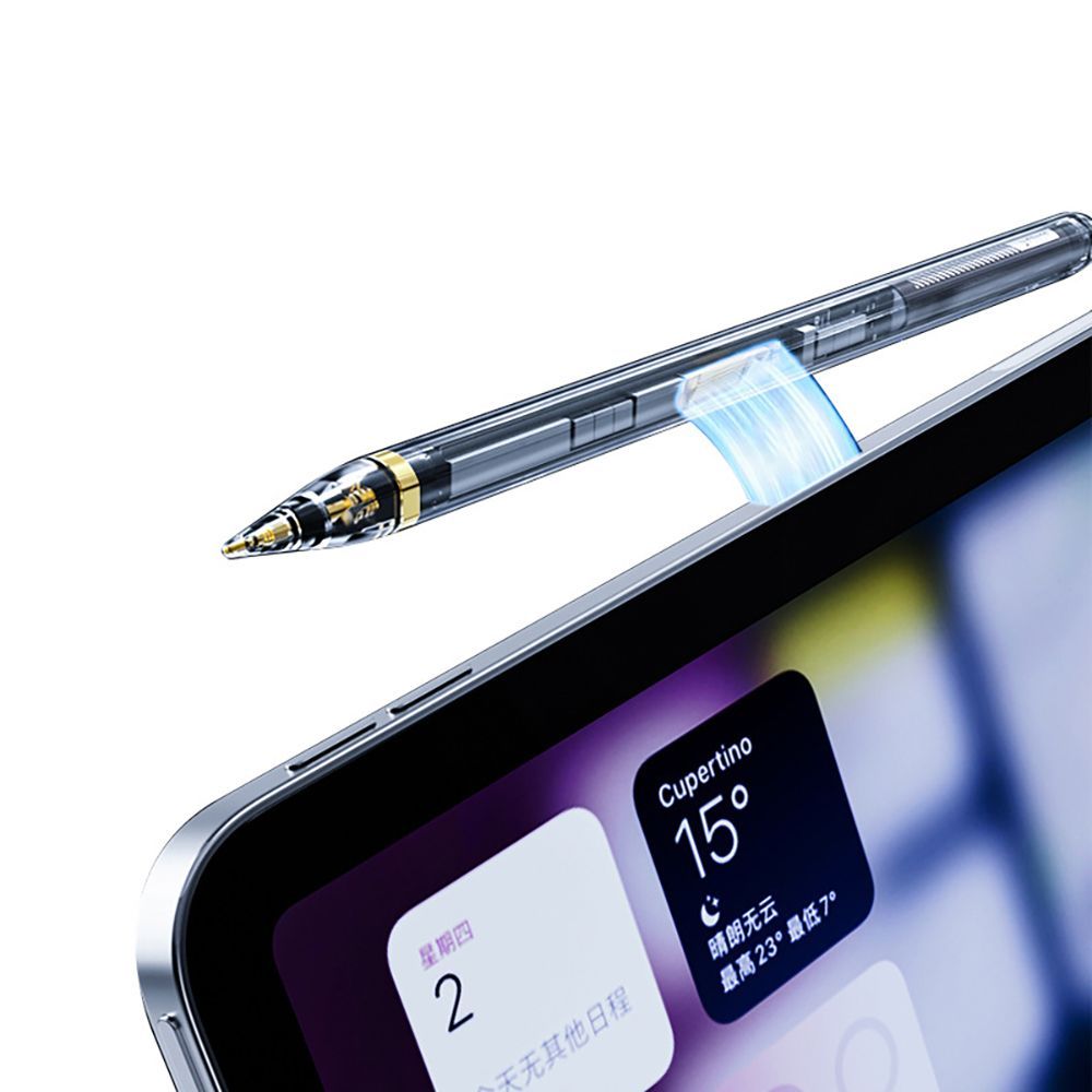 Tech Protect Stylus Spidser Med 4 Klare Apple Blyanter