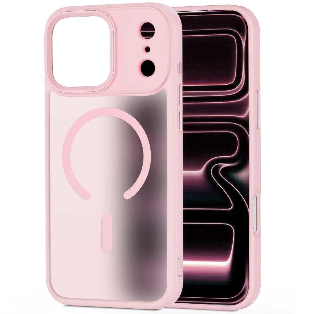 Tech Protect Magmat Magsafe Iphone 17 Pro Max Mat Pink