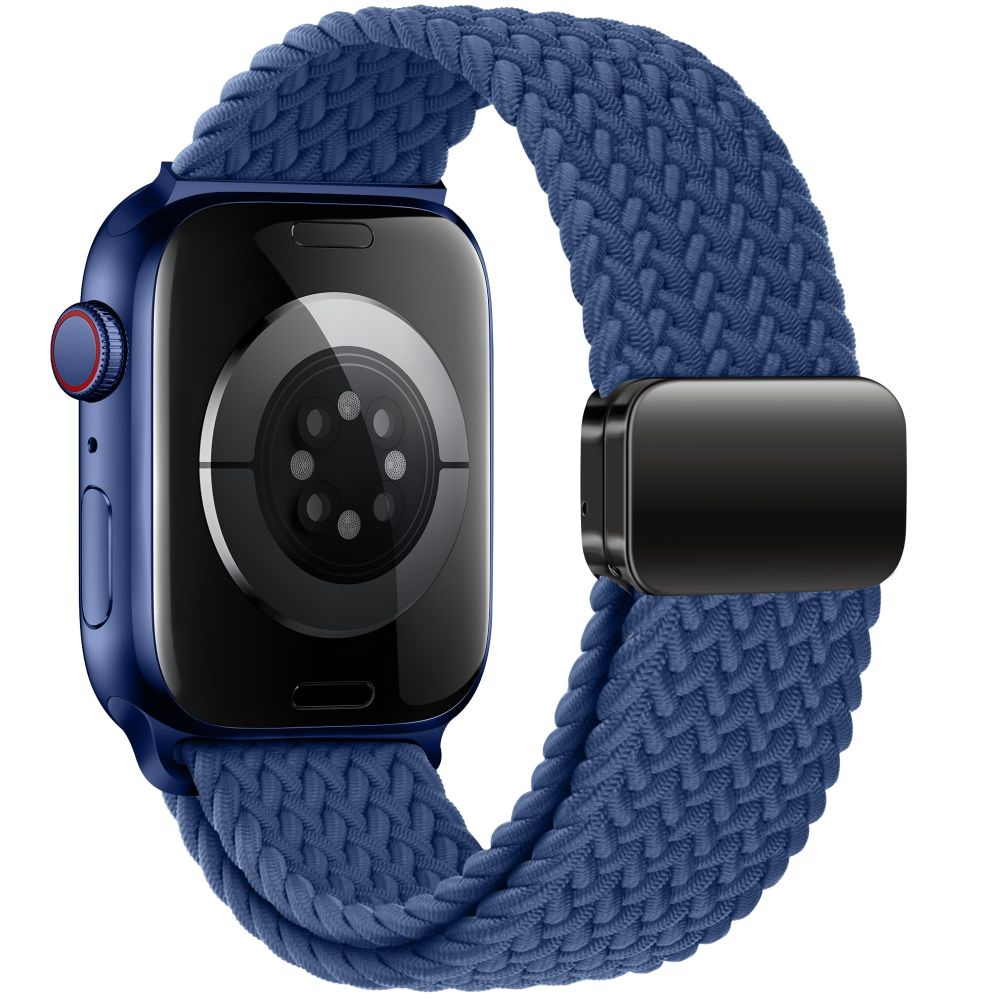Tech Protect Nylonmag Apple Watch 8 / 9 / 10 / 11 / 12 / Se / Ultra (44 / 45 / 46 / 49 Mm) Montego Blå