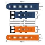Tech Protect Iconband Garmin Fenix 5 / 6 / 6 Pro / 7 / 8 / 8 Pro / E / 9 / 9 Pro (47 Mm) Orange