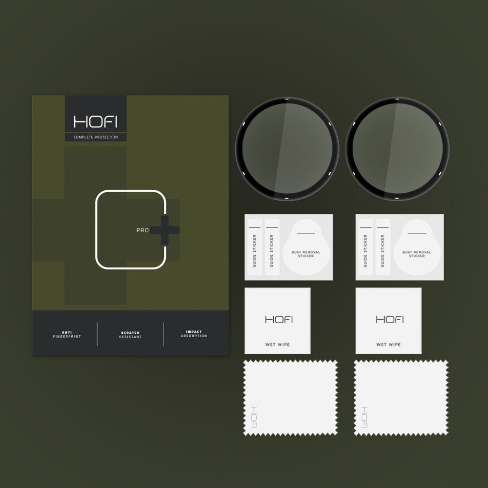 Hybridglas Hofi Hybrid Pro+ 2 Pack Garmin Vivoactive 5 Sort