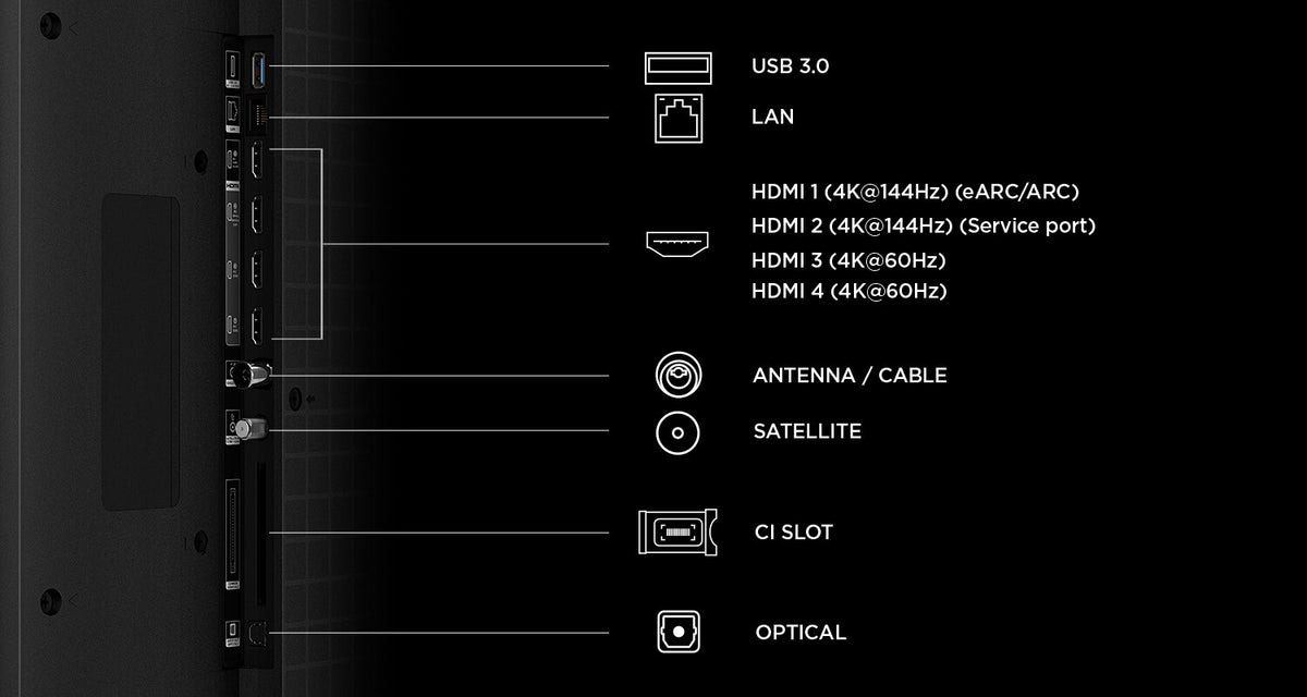TCL 98C7L SQD-Mini LED Google TV