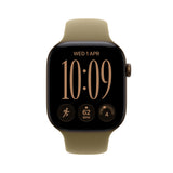 Apple Watch Series 12 GPS 46mm Dark Bronze Aluminium Case with Olive Sport Band - S/M