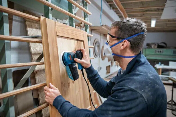 Bosch GEX 125-1 Excentersliber 12000 rpm 24000 OPM Sort, Blå, Rød 250 W