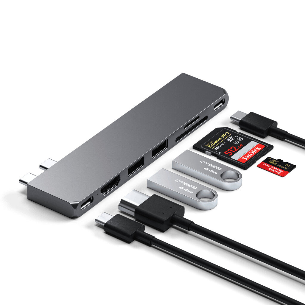 Satechi Pro Hub Slim USB-C x 2 Dockingstation