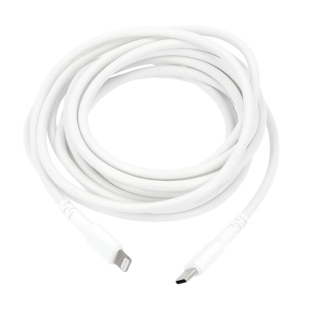 Gear Ladekabel USB-C til Lightning 3m Hvid MFI C94