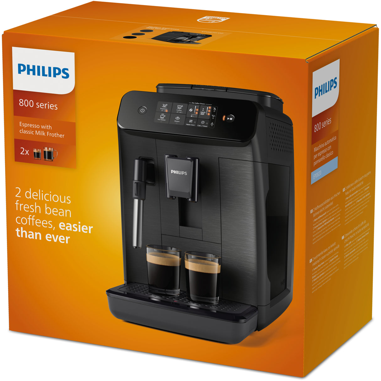 Philips 800 series EP0820/00 kaffemaskine Fuld-auto Espressomaskine 1,8 L