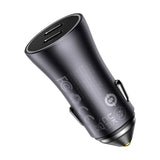 Baseus CGJP000013 oplader til mobil enhed Universel Grå Cigartænder Hurtig opladning Automatisk
