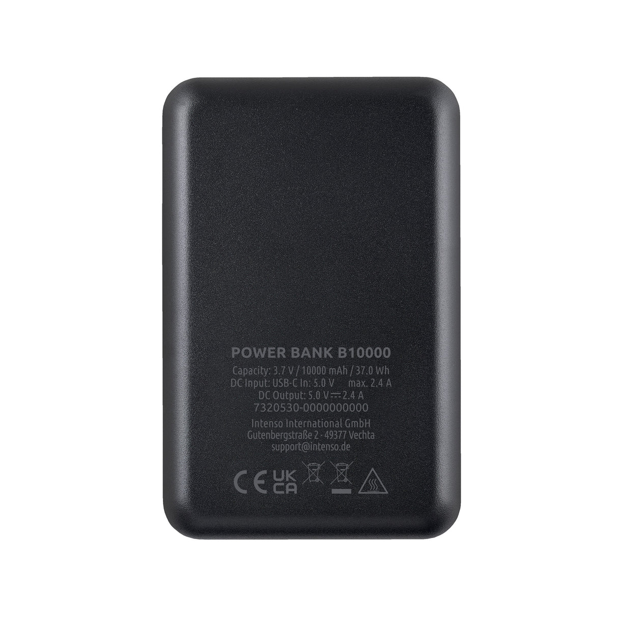Intenso B10000 Lithium polymer (LiPo) 10000 mAh Sort