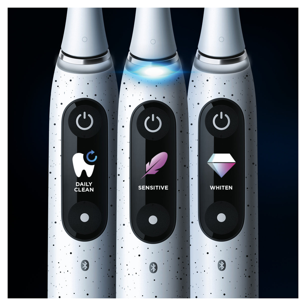 Oral-B iO Series 10 Voksen Roterende, pulserende tandbørste Hvid