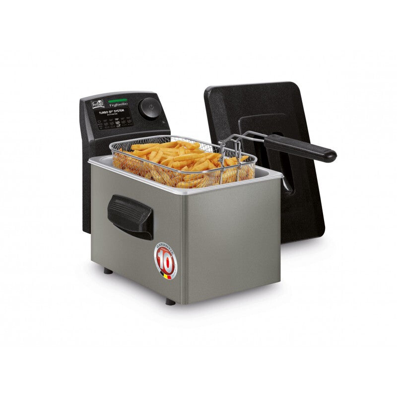 Fritel FryTastic 5150 Enkelt 3 L Enkeltstående 2300 W Frituregryde Anthracit, Sort, Sølv