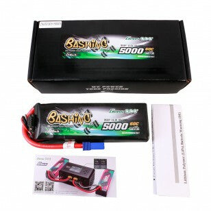 GensAce G-Tech LiPo Batteri 5000mAh 11.1V 60C 3S1P med EC5-stik