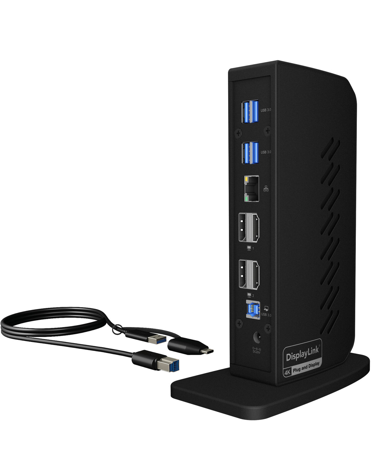 ICY BOX IB-DK2252AC Wired USB 3.2 Gen 1 (3.1 Gen 1) Type-C Black