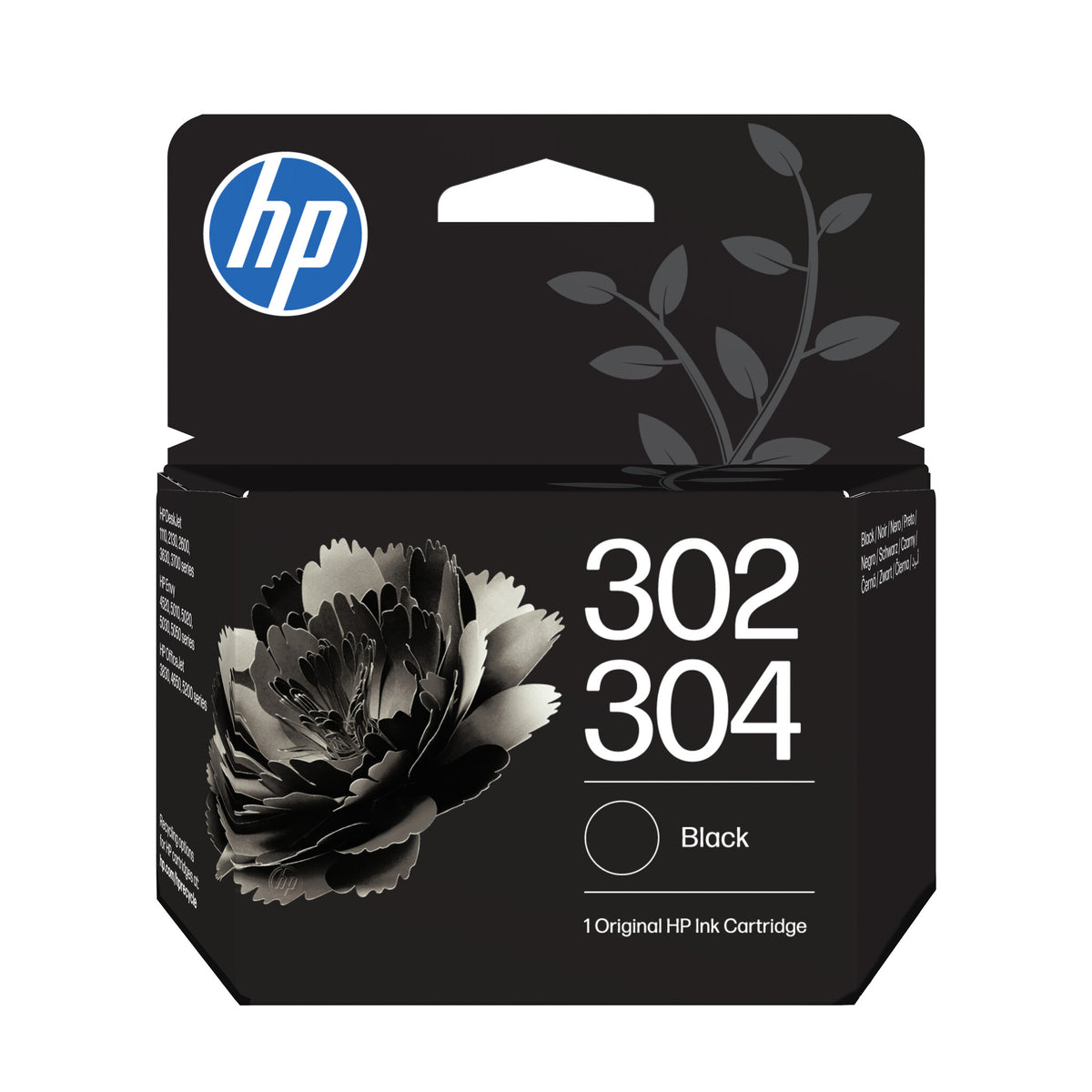 HP 302/304 Black Original Sort 120 sider Blæk