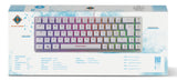 Deltaco Gaming WK70 60% keyboard, semi transparent case whit