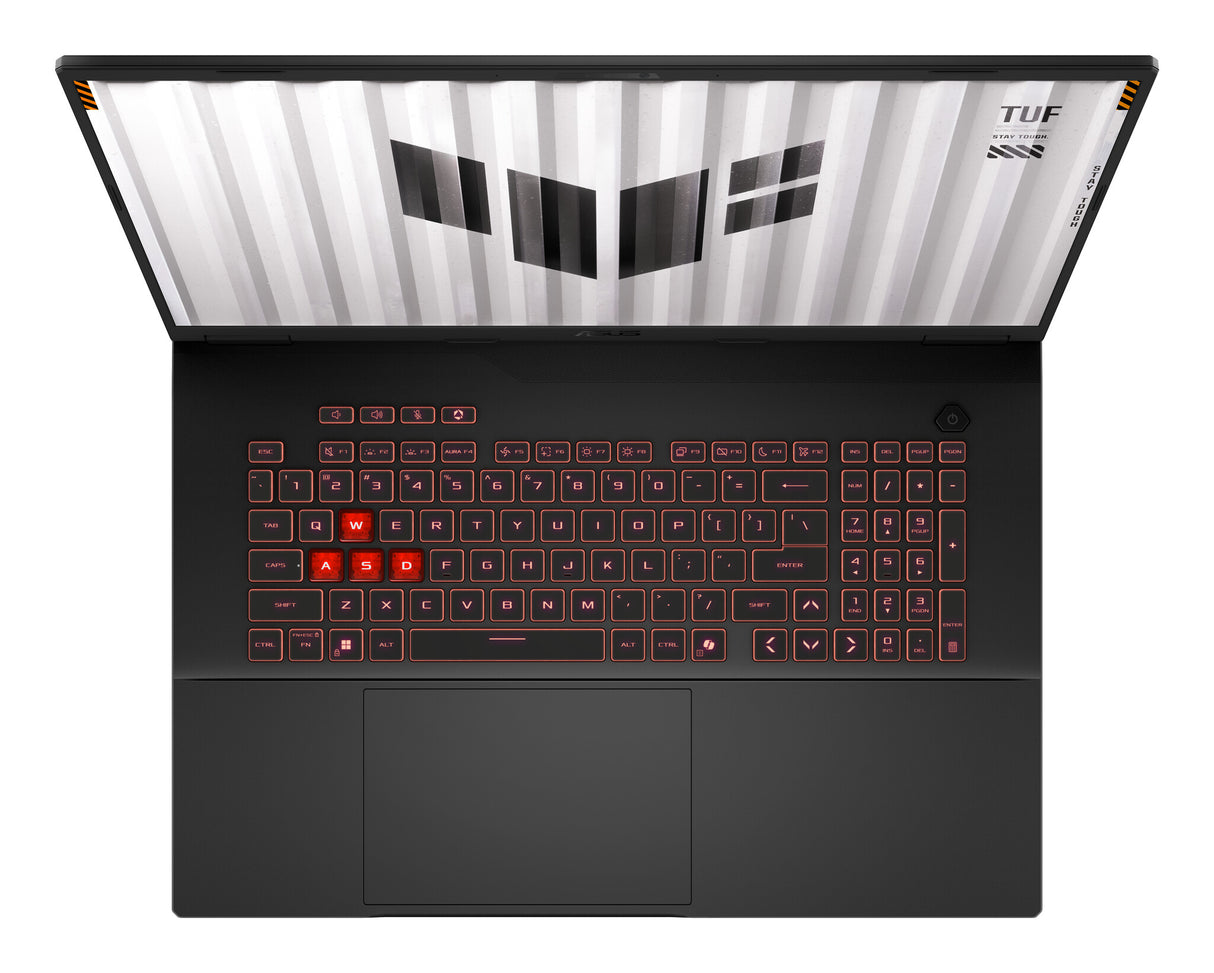 ASUS TUF Gaming A18 FA808UM-S8015W AMD Ryzen™ 7 260 Laptop 45,7 cm (18") WUXGA 16 GB DDR5-SDRAM 512 GB SSD NVIDIA GeForce RTX 5060 Wi-Fi 6E (802.11ax) Windows 11 Home Sort, Grå