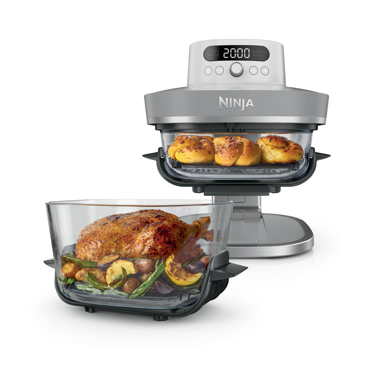 Ninja AS090EUWH fryer Single 5.7 L Stand-alone 2000 W Hot air fryer White