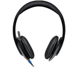Logitech H540 USB Headset Ledningsført Kontor/Callcenter USB Type-A Sort