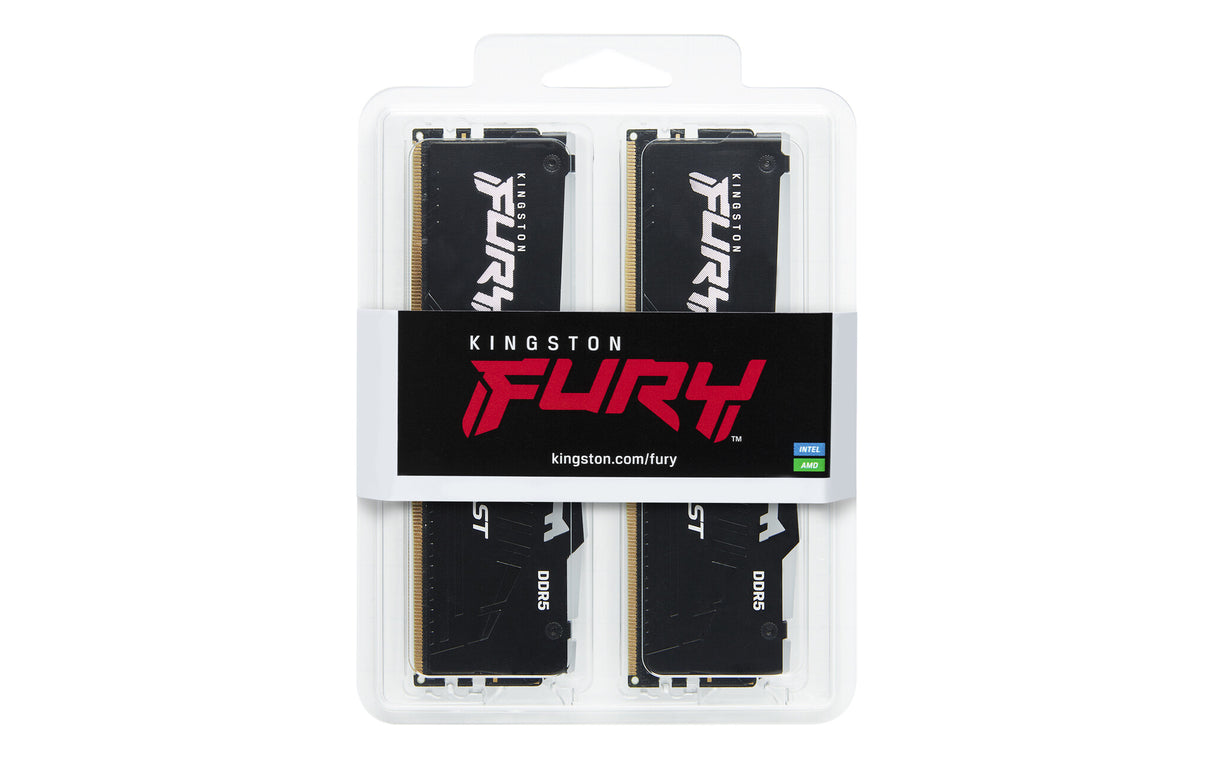 Kingston Technology FURY Beast 16 GB 5600 MT/s DDR5 CL36 DIMM (sæt med 2) RGB EXPO