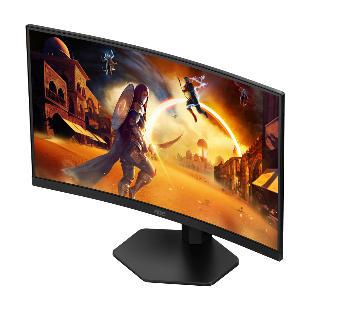 AOC G4 CQ27G4X computerskærm 68,6 cm (27") 2560 x 1440 pixel Quad HD LCD Sort