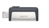 SanDisk Ultra Dual Drive USB Type-C USB-nøgle 32 GB USB Type-A / USB Type-C 3.2 Gen 1 (3.1 Gen 1) Sort, Sølv