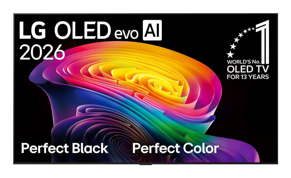 LG OLED evo AI OLED77C61LA 195,6 cm (77") 4K Ultra HD Smart TV Wi-Fi Sort