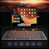 Axagon HMC-KB-US dockingstation Ledningsført USB 3.2 Gen 1 (3.1 Gen 1) Type-C Grå