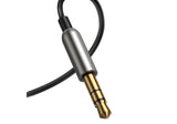 Baseus CABA01-01 lydkabel 0,5 m 3.5mm USB Type-A Sort