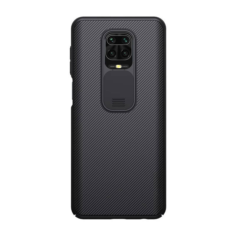 Nillkin CamShield Case til Xiaomi Redmi Note 9 Pro/Note 9 Pro Max/Note 9S/Poco M2 Pro (sort)