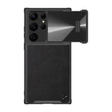 Nillkin CamShield læderhylster til Samsung Galaxy S23 Ultra (sort)