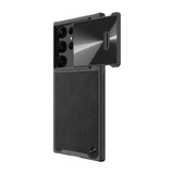 Nillkin CamShield læderhylster til Samsung Galaxy S23 Ultra (sort)