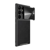 Nillkin CamShield læderhylster til Samsung Galaxy S23 Ultra (sort)