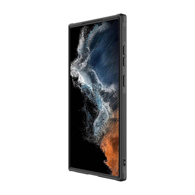 Nillkin CamShield læderhylster til Samsung Galaxy S23 Ultra (sort)