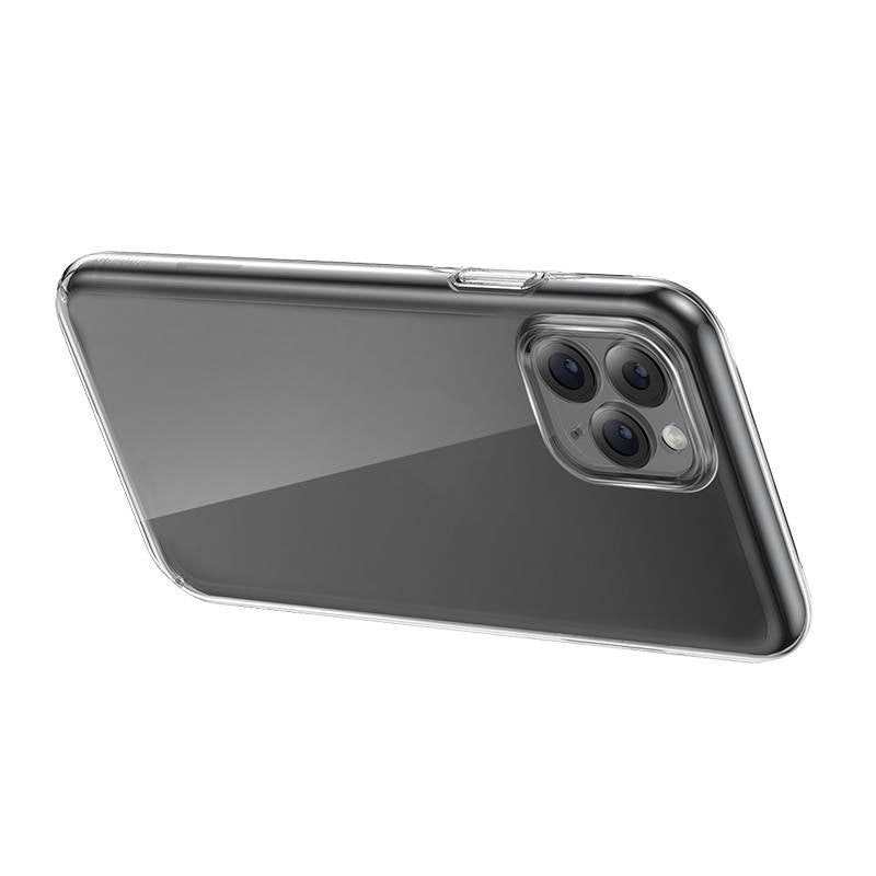 Caseus Baseus Crystal Series til iPhone 11 pro max (klart) + hærdet glas + rengøringsset