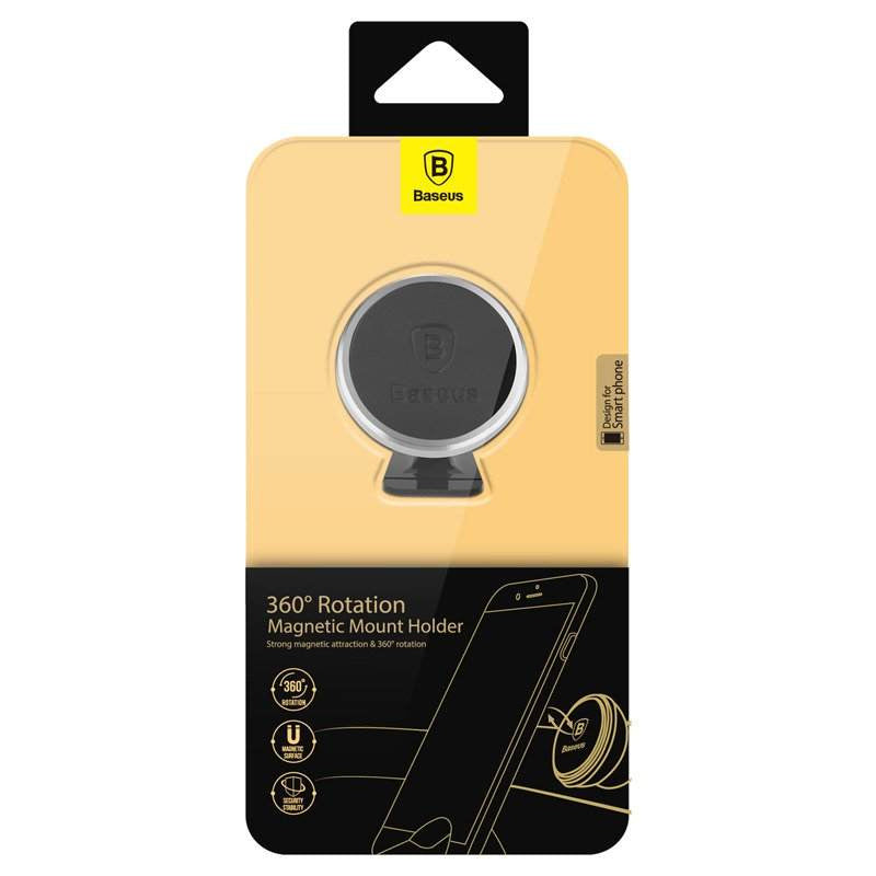 Baseus Magnetisk bilholder til smartphone (sølv)