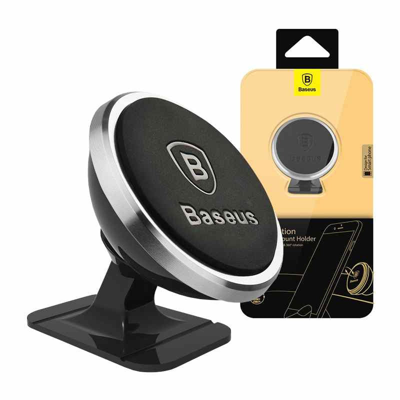 Baseus Magnetisk bilholder til smartphone (sølv)