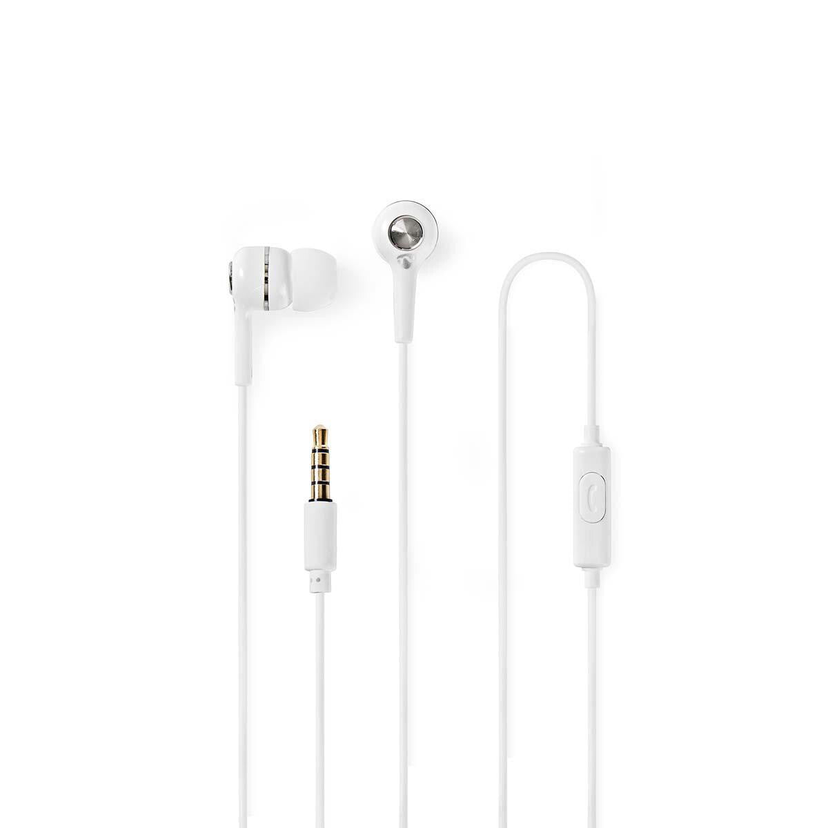 Nedis HPWD2020WT hovedtelefoner/headset Ledningsført I ørerne Opkald/musik Hvid