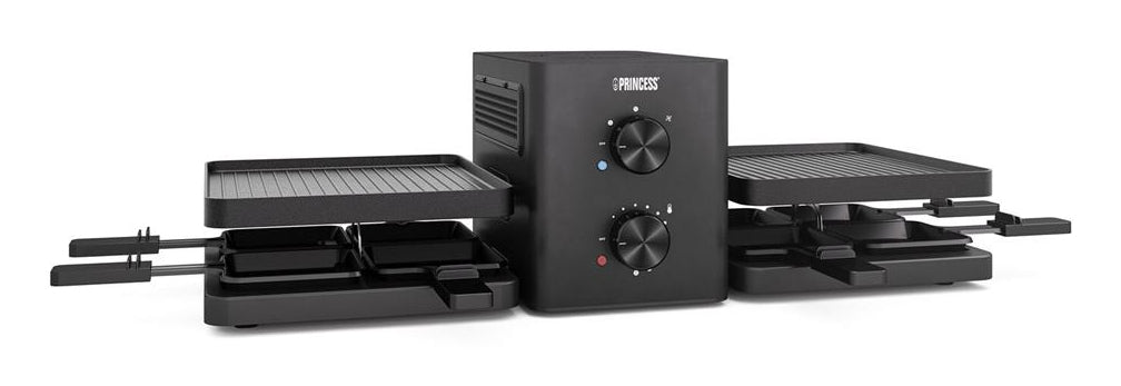 Princess 01.162660.01.001 raclette grill 8 person(er) 1500 W Sort