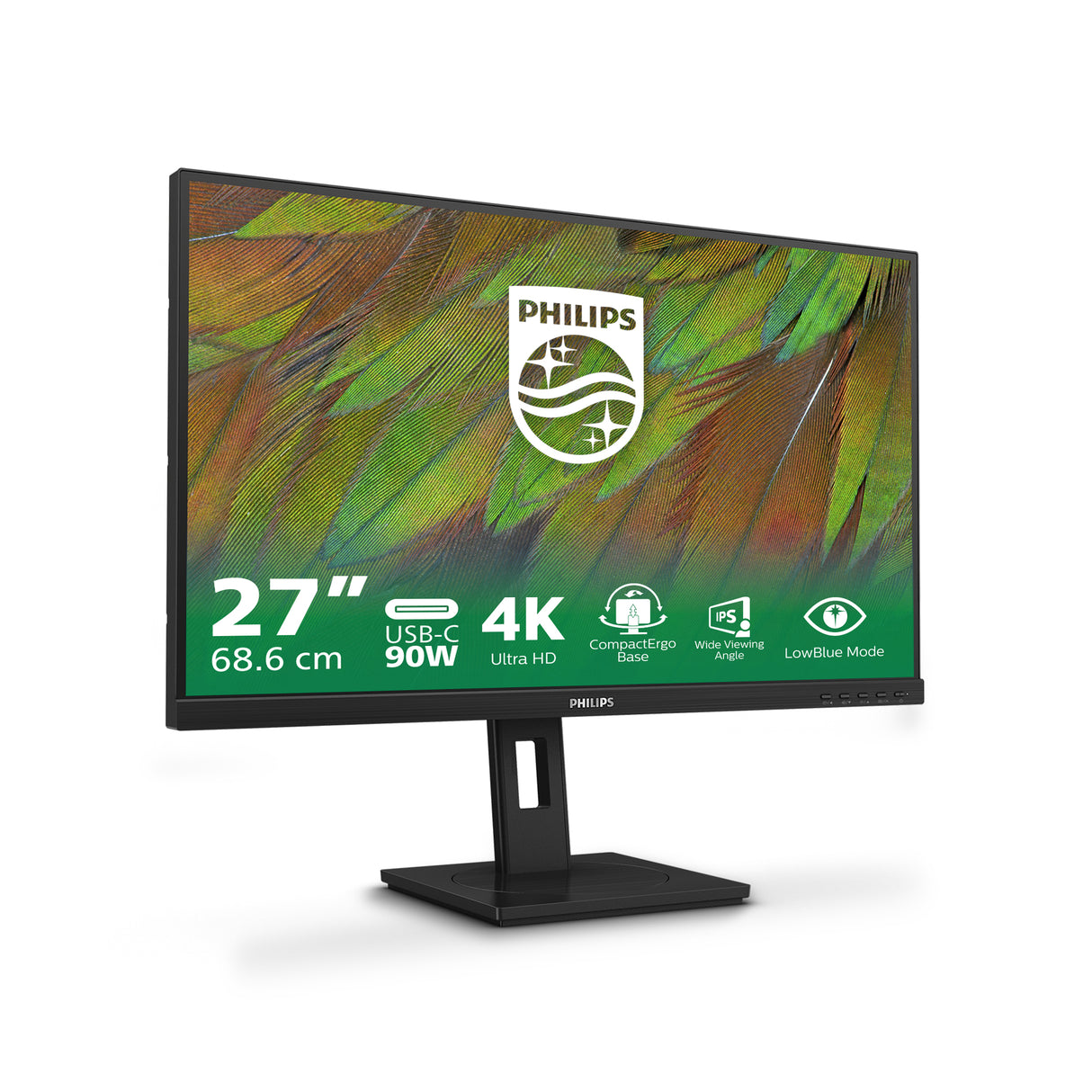 Philips 3000 series 27B1U3900/00 computerskærm 68,6 cm (27") 3840 x 2160 pixel 4K Ultra HD LCD Sort