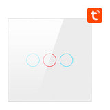 Smart Light Switch ZigBee Avatto ZTS02-EU-W3 3 Way TUYA (hvid)
