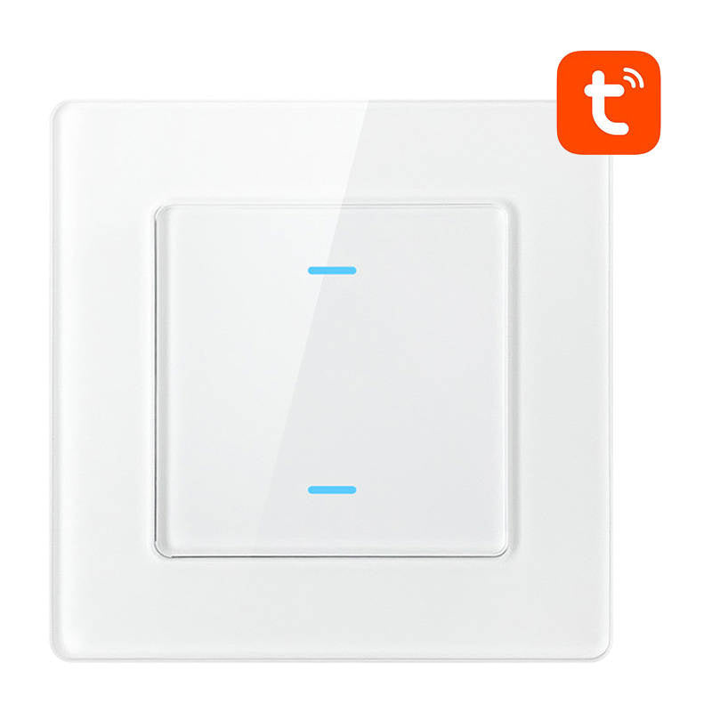 Smart Light Switch WiFi Avatto N-TS10-W2 2 Way TUYA (hvid)
