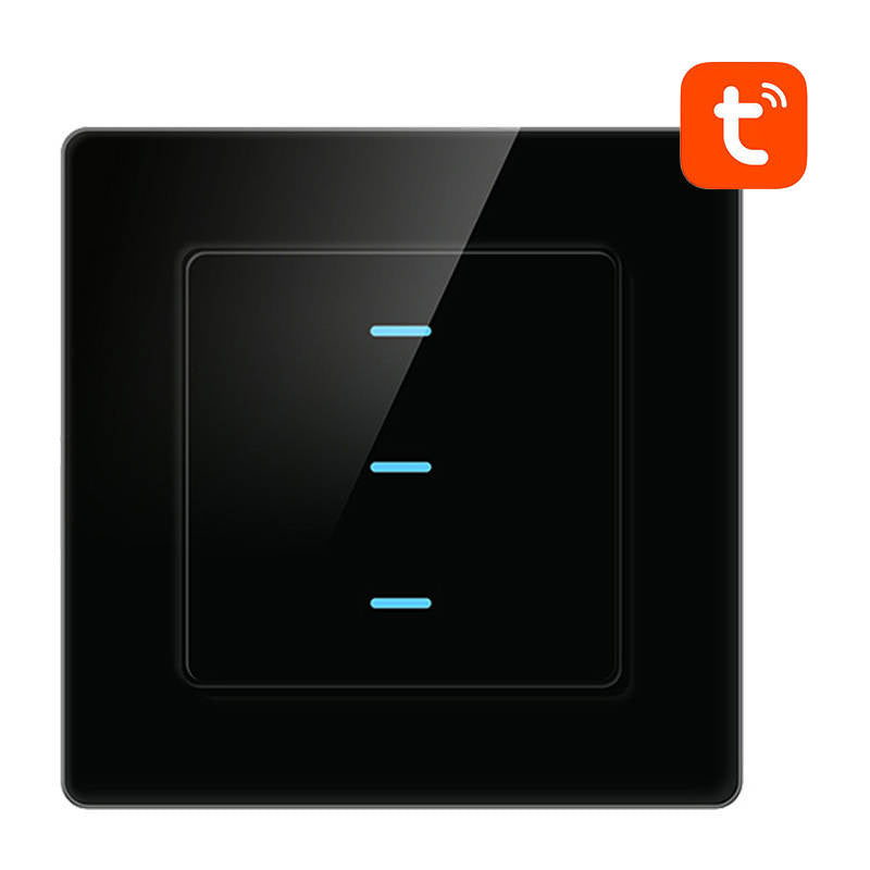 Smart Light Switch WiFi Avatto N-TS10-B3 3 Way TUYA (sort)